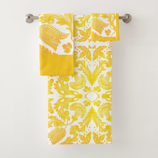 Bloemen en zonnebaden bad handdoek (Insitu)