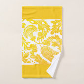 Bloemen en zonnebaden bad handdoek (Handdoek)