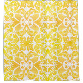 Bloemen en zonnebaden douchegordijn (Voorkant)