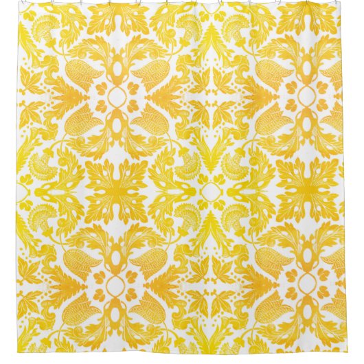 Bloemen en zonnebaden douchegordijn (Voorkant)