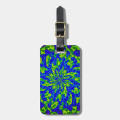 Bloemen en zwembroeken bagagelabel (Voorkant verticaal)