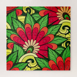 Bloemen en Zwemmen P6 - Puzzle Legpuzzel