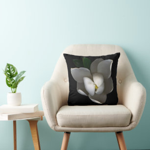 Bloemen Enkelwitte Magnolia Blossom Kussen