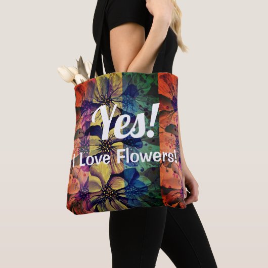 Bloemen enthousiasme Delphinium Gardening Tote Bag (Dichtbij)