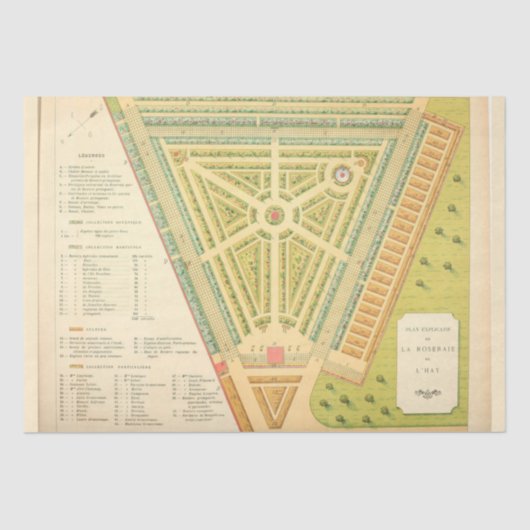 Bloemen Ephemera Decoupage Franse Tuin Ti Tissuepapier (Voorkant)