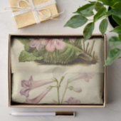 Bloemen Ephemera Decoupage roze paarse bloemen Tissuepapier (Geschenk)