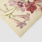 Bloemen Ephemera Decoupage roze paarse bloemen Tissuepapier (Detail)