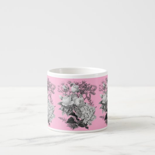 bloemen Espresso Cup Espresso Kop (Voorkant)