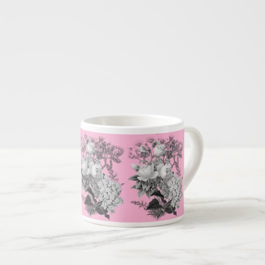  bloemen Espresso Cup Espresso Kop (Voorkant rechts)