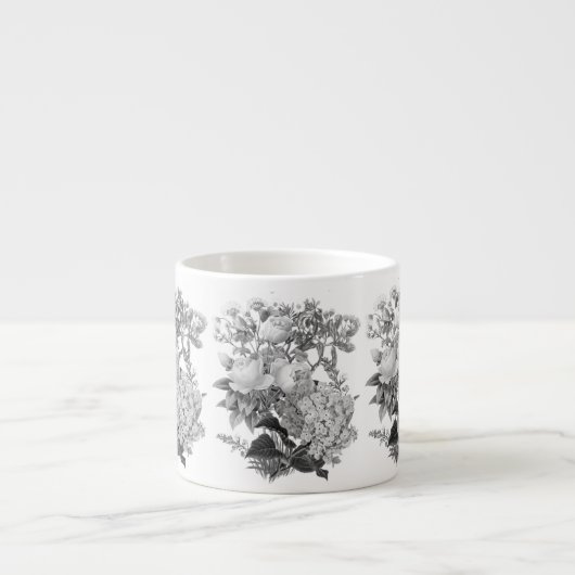 bloemen Espresso Cup Espresso Kop (Voorkant)