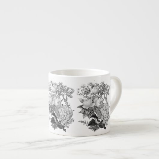 bloemen Espresso Cup Espresso Kop (Voorkant rechts)
