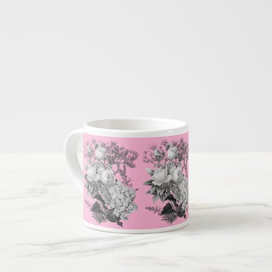  bloemen Espresso Cup Kop (Links)