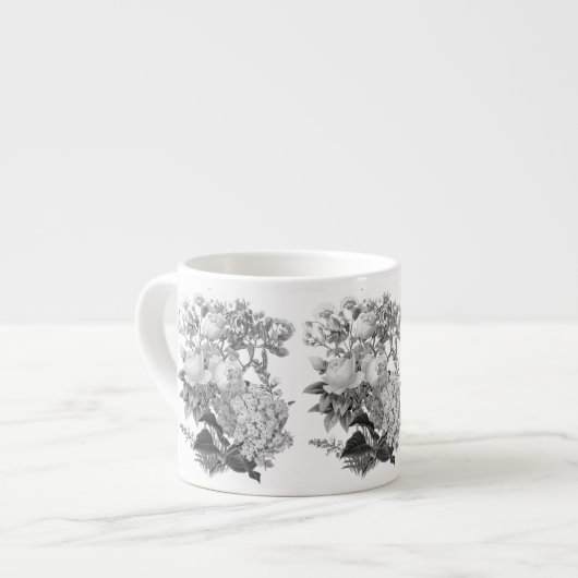 bloemen Espresso Cup Kop (Links)