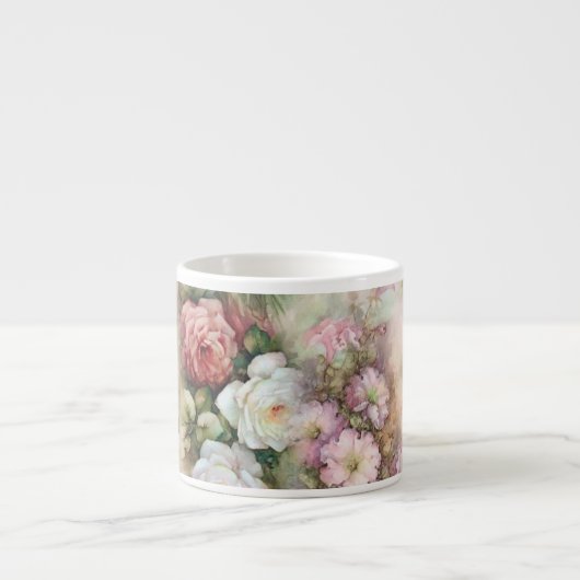 bloemen espresso kop (Voorkant)