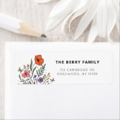  bloemen etiket (Insitu)