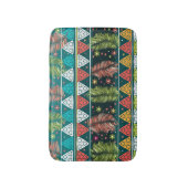 Bloemen Etnische Doodle: Zacht . Badmat (Voorkant Verticaal)