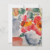 Bloemen Eucalyptus Sprigs Bouquet Waterverf Kaart (Voorkant)