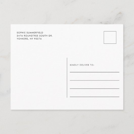 Bloemen Eucalyptus Zonnebloem Bridal Brunch Uitnodiging Briefkaart (Achterkant)