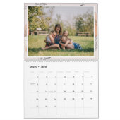 Bloemen Familie Herinneringen Aangepaste Foto Keep Kalender (Mar 2026)