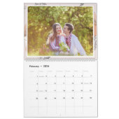 Bloemen Familie Herinneringen Aangepaste Foto Keep Kalender (Feb 2026)