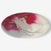 Bloemen Fancy Roze Wit Elegant Glamour Papier Bord (Gekanteld)