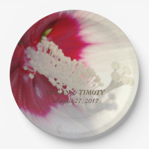 Bloemen Fancy Roze Wit Elegant Glamour Papier Bord