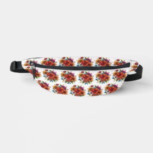 Bloemen fanny pack heuptasje