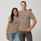 Bloemen Fantasie Draak Boekerige Lezer T-shirt (Unisex)