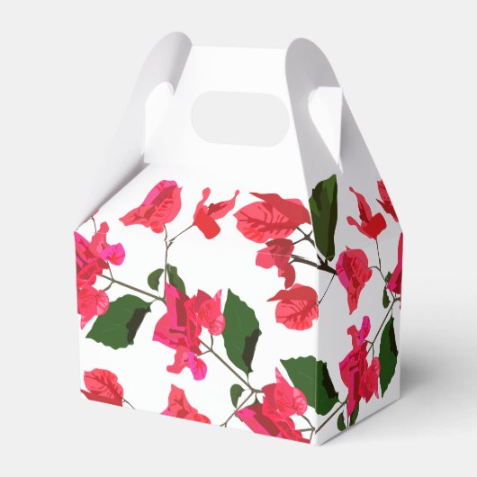 Bloemen Favor Box met Bougainvillea Bloem Bedankdoosjes (Achterkant)