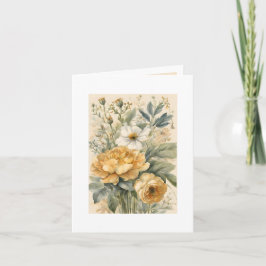 Bloemen Feestdagen Kaart