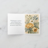 Bloemen Feestdagen Kaart (Binnen)