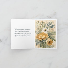 Bloemen Feestdagen Kaart