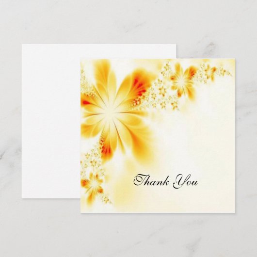 Bloemen Feestdagenkaart (Voorkant / Achterkant)