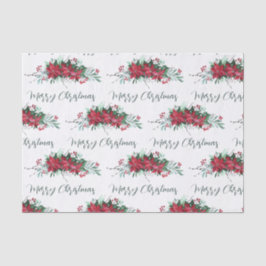 Bloemen Feestelijke Poinsettia Kerst Feestdagen Tissuepapier