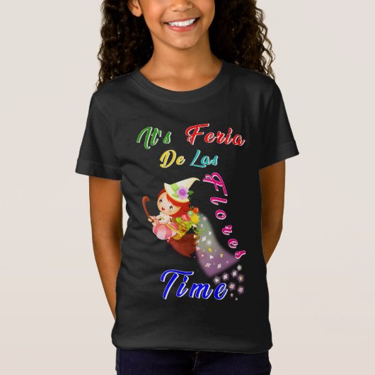 Bloemen Festival juli Colombia Feria de las Flores T-shirt (Voorkant)