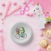 Bloemen Fiets Kikker Papieren kom (Feest)