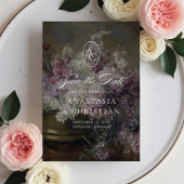  bloemen, fijne kunst bruiloft kaart