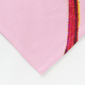 bloemen fleece deken (Hoek)