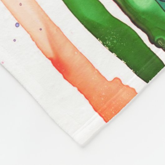 Bloemen Fleece Deken (Hoek)