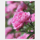 Bloemen Fleece Deken (Voorkant)