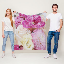 Bloemen Fleece Deken