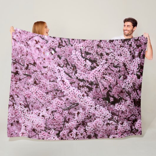 Bloemen Fleece Deken (In situ)