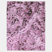Bloemen Fleece Deken (Voorkant)