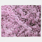 Bloemen Fleece Deken (Voorkant (Horizontaal))