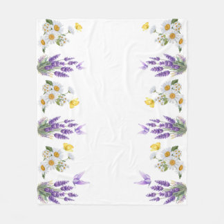Bloemen Fleece Deken