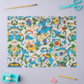 BLOEMEN FLORAAL KRULLEN IN BLOEMEN, FLORAAL IN BLO TISSUEPAPIER (Craft)