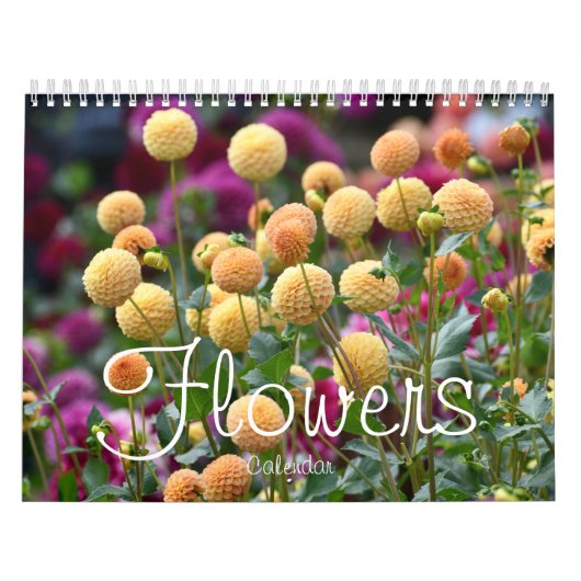 bloemen Floral Fotografisch Kalender (Hoes)