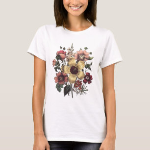 bloemen Floral Motif Women's T-Shirt