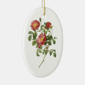 bloemen Floral Red Rose of Love van Redoute Keramisch Ornament (Rechts)