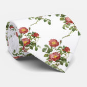  bloemen Floral Red Rose of Love van Redoute Stropdas (Opgerold)